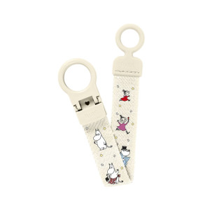 Bibs Κλιπς Πιπίλας Loop Clip Moomins Ivory