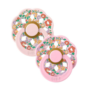 Bibs Σετ 2 Πιπίλες Latex Boheme x Liberty Oscar Meadow / Blossom Mix 2τμχ. Size 1
