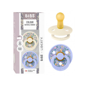 Bibs Πιπίλες Liberty Colour Chloe Meadow Latex 2 Ivory Mix Size 2