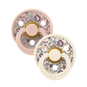 Bibs Πιπίλες Καουτσούκ  Liberty Colour Eloise Anatomical για 6+ μηνών 2τμχ Size 2