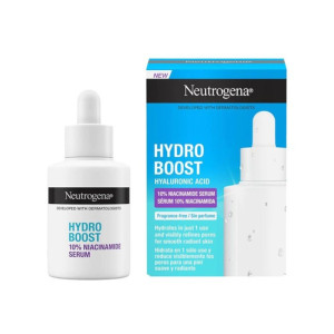 Neutrogena Hydro Boost 10% Niacinamide Ενυδατικό Serum Προσώπου με Νιασιναμίδη & Υαλουρονικό Οξύ για Λάμψη & Ατέλειες 30ml