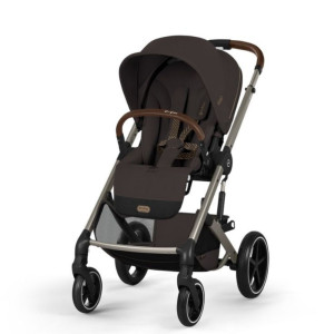 Cybex Balios S LUX Ρυθμιζόμενο Καρότσι Μωρού Kατάλληλο για Nεογέννητο Chocolate Brown 11.7kg