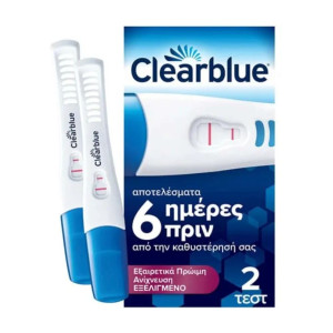 Clearblue Test Εγκυμοσύνης Πρωίμη Ανίχνευση 2CT