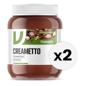 OstroVit Creametto 2 x 350 g o smaku orzecha laskowego