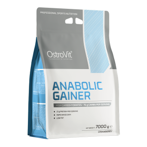 OstroVit Anabolic Gainer 7000 g o smaku truskawkowym