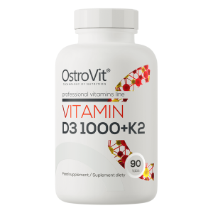 OstroVit Witamina D3 1000 IU + K2 90 tabletek