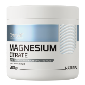 OstroVit Cytrynian Magnezu 200 g o smaku naturalnym