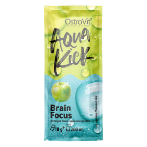 OstroVit Aqua Kick Brain Focus 10 g o smaku zielonego jabłka