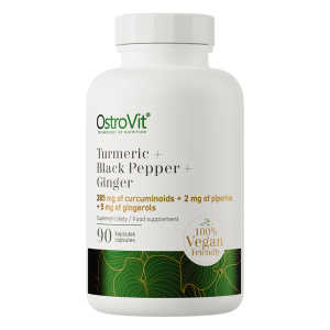 OstroVit Kurkumina + Czarny Pieprz + Imbir VEGE 90 kapsułek