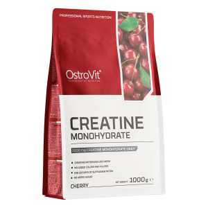 OstroVit Monohydrat Kreatyny 1000 g o smaku wiśniowym