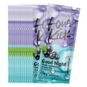 OstroVit Aqua Kick Good Night 10 g x 24 BOX o smaku czarnej porzeczki