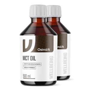 OstroVit Olej MCT 2 x 500 ml o smaku naturalnym