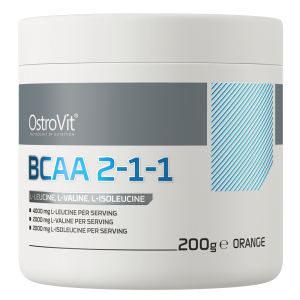 OstroVit BCAA 2-1-1 200 g o smaku pomarańczowym