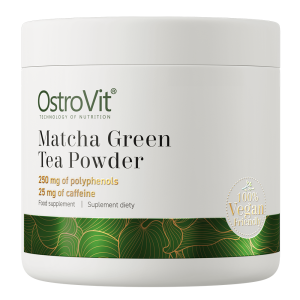 OstroVit Matcha Zielona Herbata w proszku 100 g o smaku naturalnym
