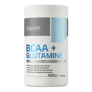 OstroVit BCAA + Glutamina 500 g o smaku cytrynowym