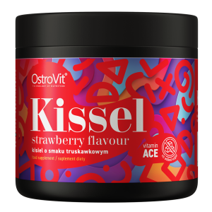 OstroVit Kisiel 200 g o smaku truskawkowym