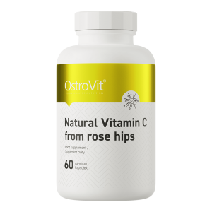 OstroVit Naturalna Witamina C z Dzikiej Róży 60 kapsułek