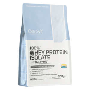 OstroVit 100% Whey Protein Isolate + Digezyme 700 g o smaku naturalnym