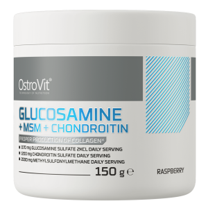OstroVit Glucosamine + MSM + Chondroïtine 150 g goût framboise