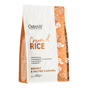 OstroVit Rice Krispies 1000 g au goût de biscuits croustillants et de caramel salé