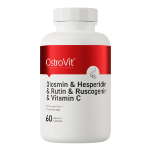 OstroVit Diosmine + Hespéridine + Rutine + Ruscogénine + Vitamine C 60 gélules