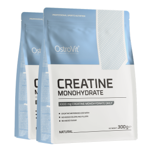 OstroVit Créatine Monohydrate 2 x 300 g arôme naturel