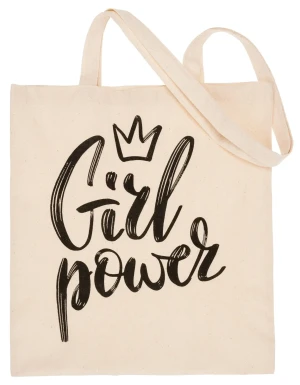 Torba na zakupy bawełniana girl power