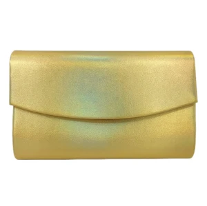 Klasyczna torebka wieczorowa złota holo