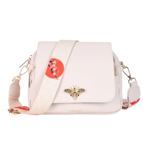 Torebka pszczółka listonoszka beżowa