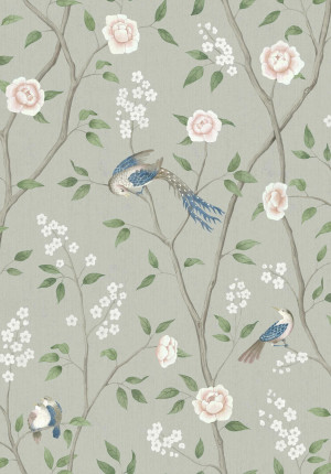 Tapeta dekoracyjna Boras Tapeter Oriental Dreams Paradise Birds 1903