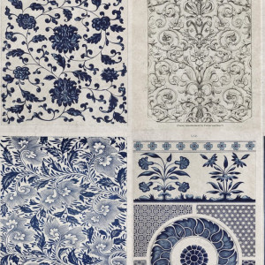 Tapeta MINDTHEGAP Eclectic Chinese Pattern Blue WP20051