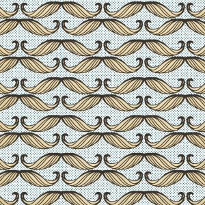 Tapeta MINDTHEGAP Illusion Moustache WP20088