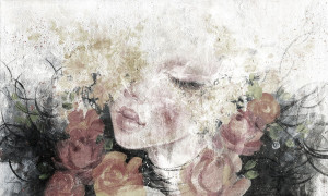Grafika NEWWALLS Mysterious woman