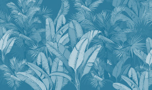 Grafika NEWWALLS Wonder blue leaves