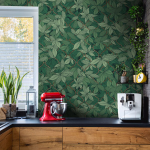 Wall Art Grafika Wall Edera Dark Green