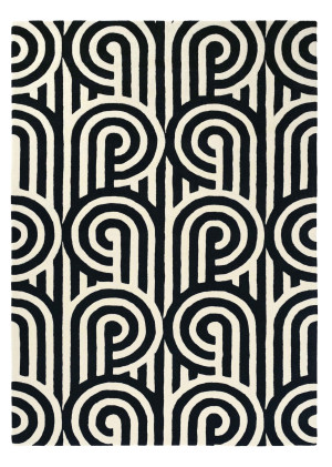 Dywan Florence Broadhurst Turnabouts Black 039205 120x180 cm