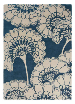 Dywan Florence Broadhurst Japanese Floral Midnight 039708 170x240 cm