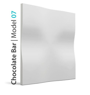 Loft Design Panel gipsowy Model 07 CHOCOLATE BAR 60x60 cm
