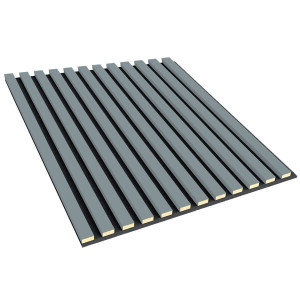 Panel akustyczny drewniany 3D Lameo 60x60cm - Skandynawska Szarość LAMEO_A124