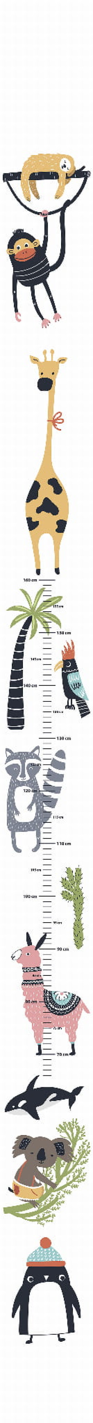 Grafika miarka wzrostu Marburg Kids' Walls 45878