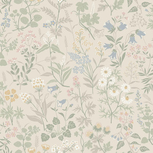 Tapeta dekoracyjna Boras Tapeter Alla Tiders Hus Flora 4179