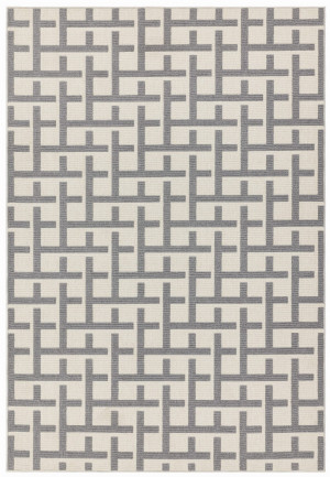 Dywan ogrodowy Asiatic Antibes AN03 White Grey Grid
