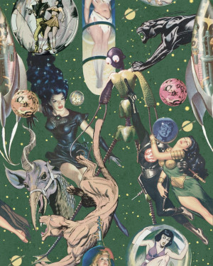 Tapeta MINDTHEGAP Eclectic Sci-Fi Comics WP20062