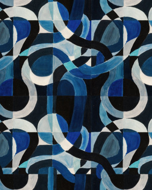 Tapeta MINDTHEGAP Indigo Addiction Labyrinthine WP20511