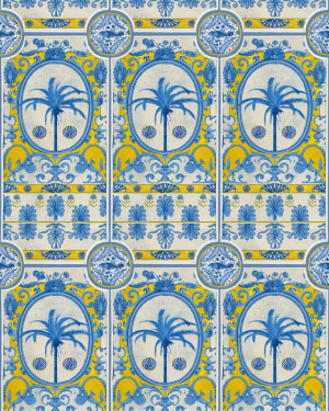 Tapeta MINDTHEGAP Sundance Villa The Villa Mural Yellow WP20575