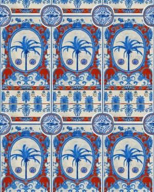 Tapeta MINDTHEGAP Sundance Villa The Villa Mural Red WP20576