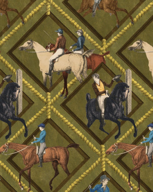 Tapeta MINDTHEGAP THE DERBY GYMKHANA Khaki WP20638