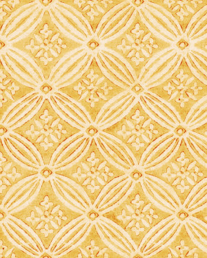 Tapeta MINDTHEGAP THE CURATOR'S CABINET KALAMKARI Citrus WP30117