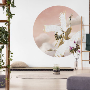Wall Art Dots Taupe Tsuru