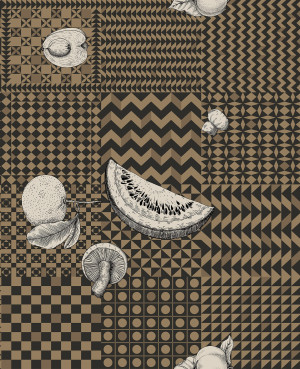 Tapeta dekoracyjna Cole&Son Fornasetti Senzo Tempo II Frutta e Geometrico 123/6031